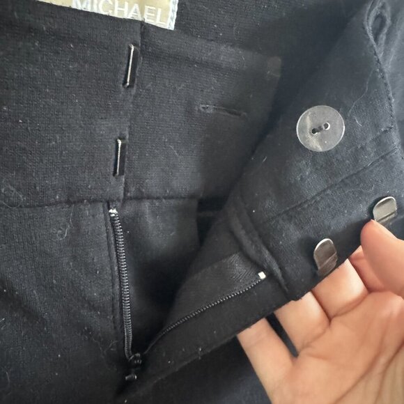 Michael Kors Carolyn Double Crepe Sablé Trousers Size 4 - Picture 4 of 6